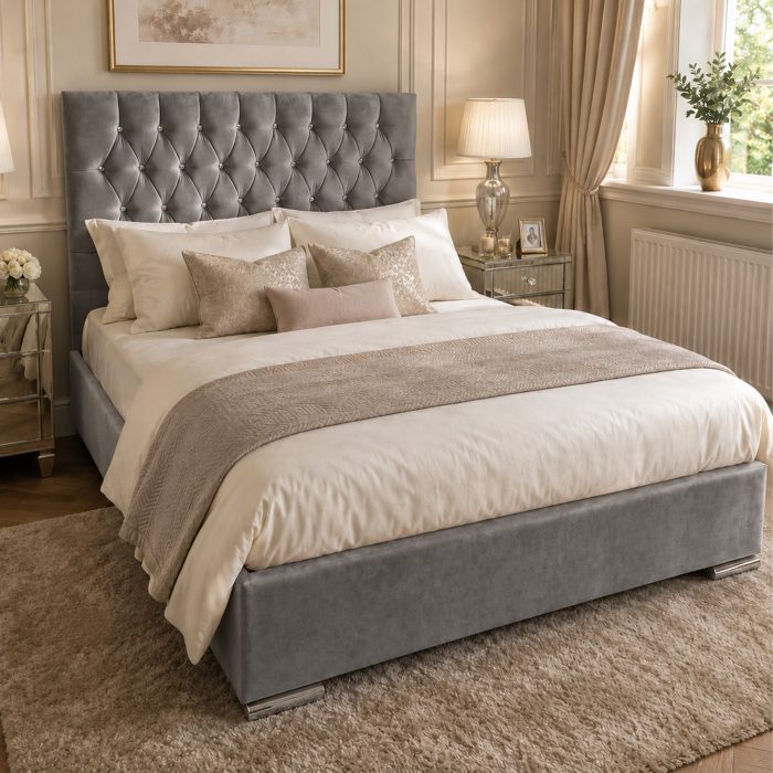the hanson - grey fabric with damonty the hanson - grey fabric with damonty