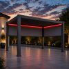 3m x 4m pergola red leds - Copy