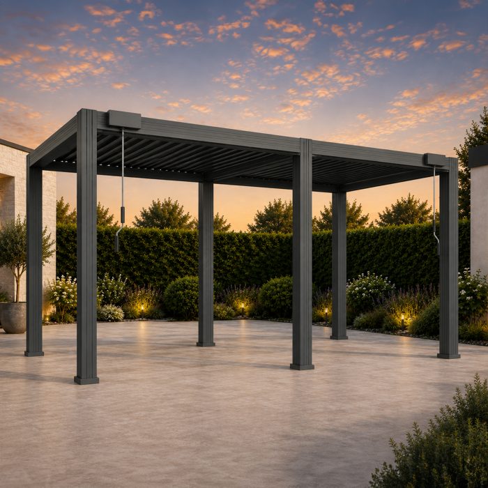 3m x 6m electric pergola no blinds 3m x 6m electric pergola no blinds