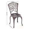 josie bistro set chair - bronze