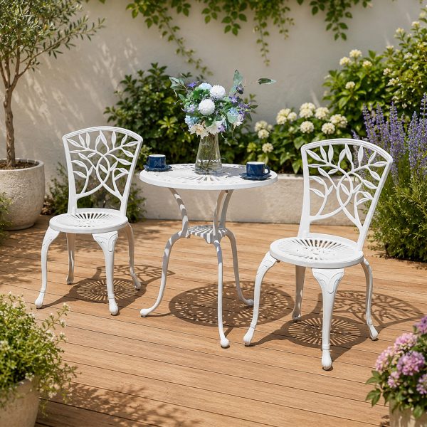 Josie - Bistro Set - Hemp White