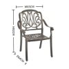 josie dining chair - bronze x