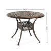 josie dining table - bronze